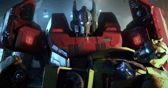Transformers Fall of Cybertron Trailer BTS