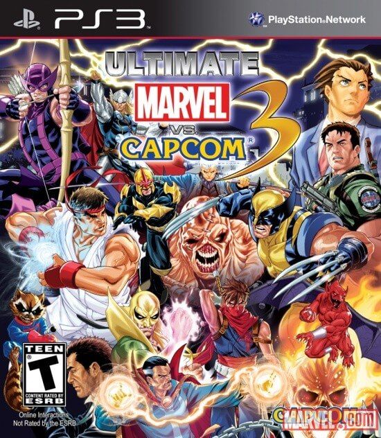 Ultimate Marvel Vs Capcom 3 Brooks Cover Art