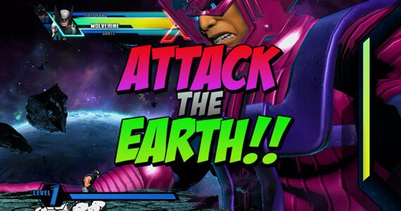 Ultimate Marvel vs Capcom 3 Galactus Mode Start