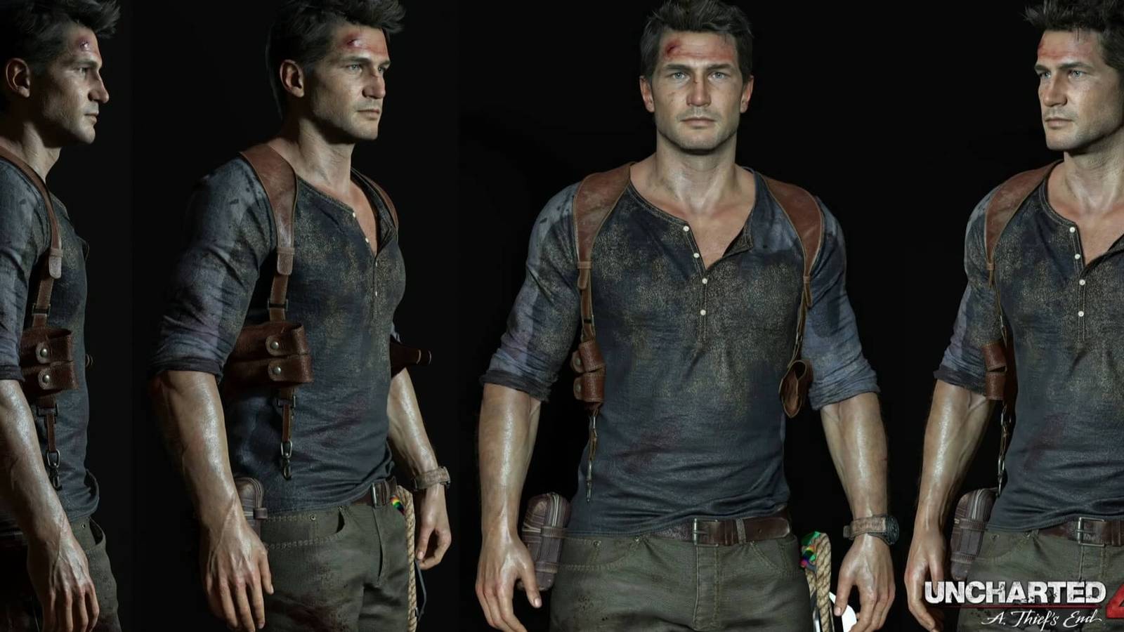 Uncharted 4 Nathan Drake character model