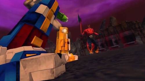 Voltron takes on Robeast King Zarkon