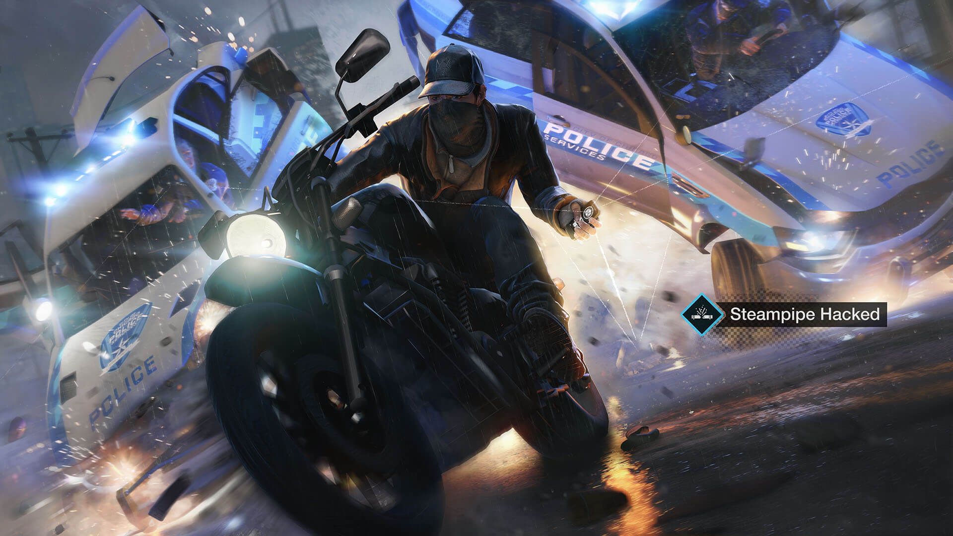 Watch Dogs Screenshot Motorcycle Steampipe