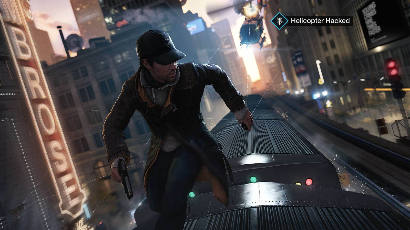Watch Dogs Screenshot Running on LTRAIN