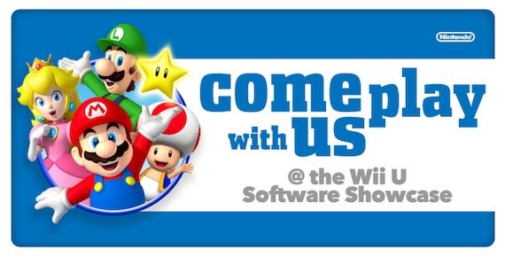 Wii U Software Showcase Invite