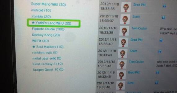 Wii U Yoshis Land Survey