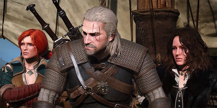 Witcher 3 Geralt Triss Yennifer