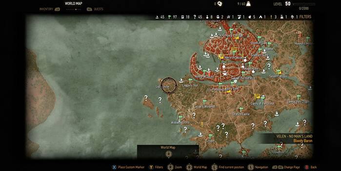 Witcher 3 World Map