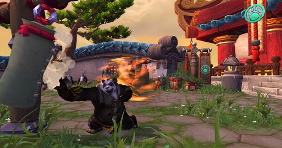 World Of Warcraft Mists Of Pandaria Monk Attack