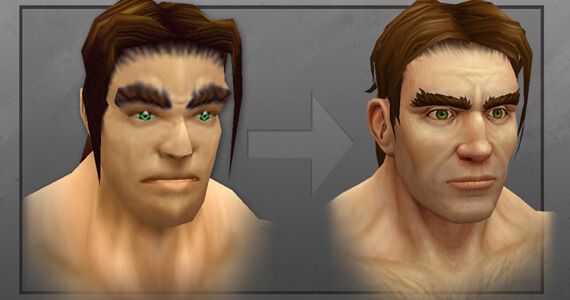 World of Warcraft Human Face Update