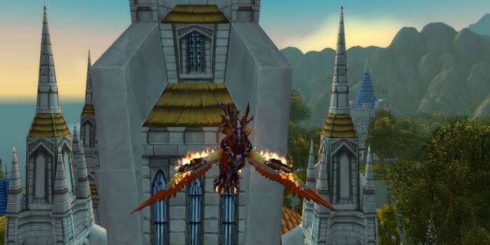 World of Warcraft flying mount