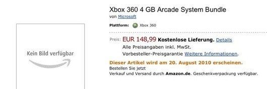 Xbox 360 4 GB Arcade System Bundle