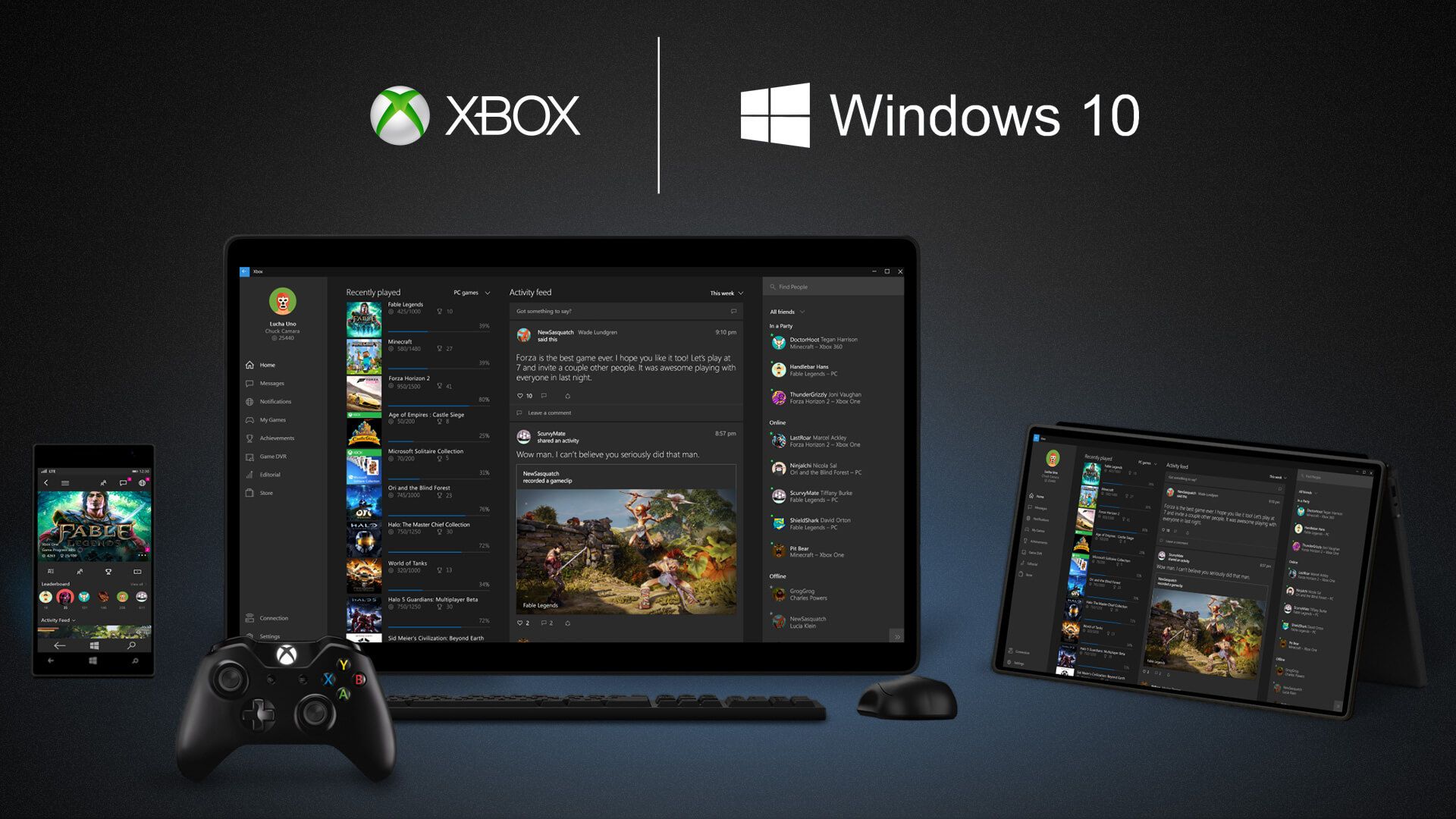 Xbox App On Windows 10 Devices