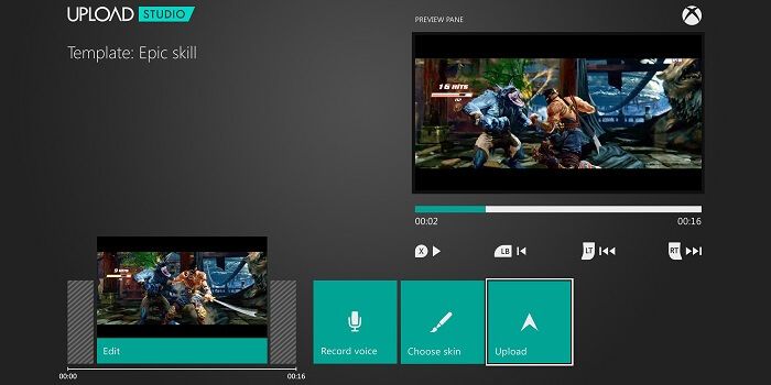 Xbox One Upload Studio update