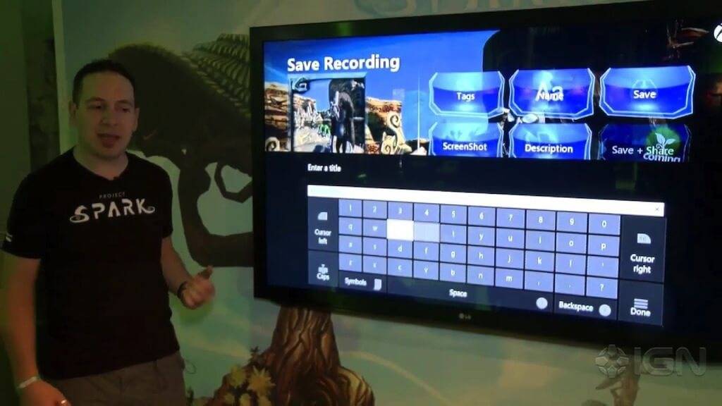 Xbox One Virtual Keyboard