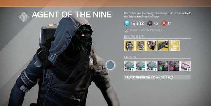 Xur Items Oct 17