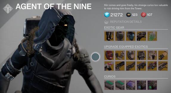 Xur Upgrades Exotic