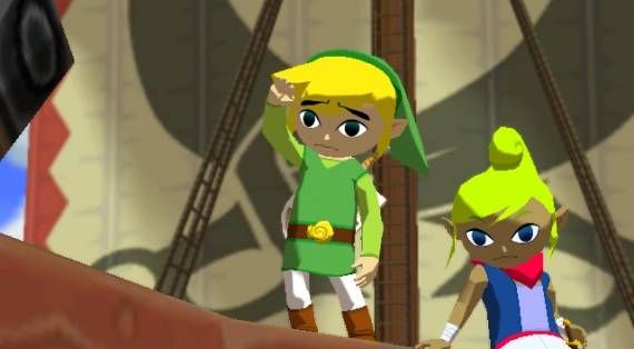 Zelda Wind Waker Link Waving The Best War Games