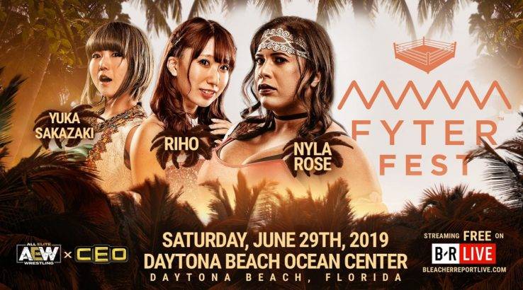 aew fyter fest three way match
