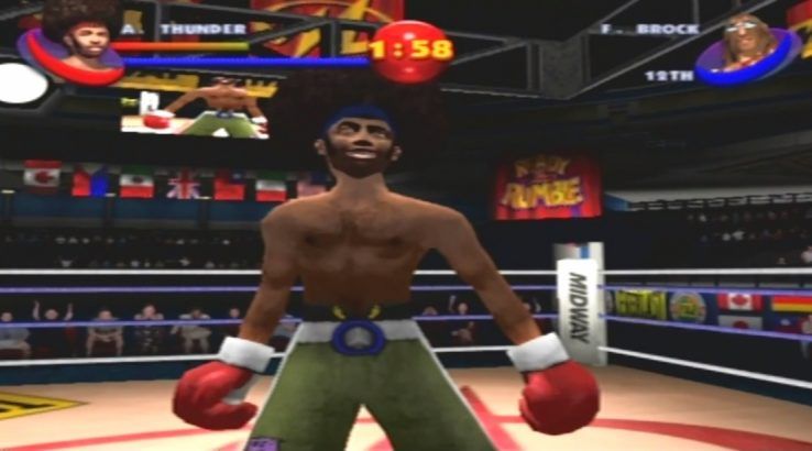 Лучшие боксеры в видеоиграх — Afro Thunder Ready 2 Rumble Boxing