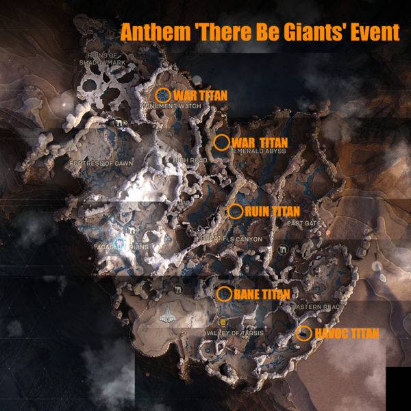 anthem there be giants map