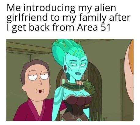 area 51 alien girlfriend meme