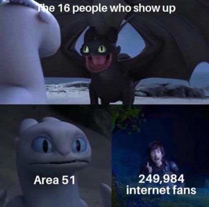 area 51 how to train your dragon meme