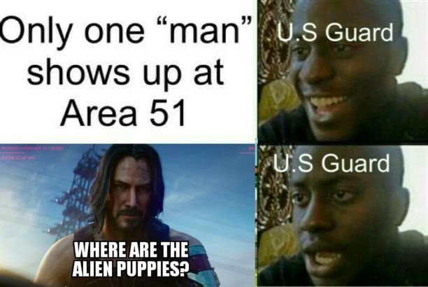 area 51 keanu reeves meme