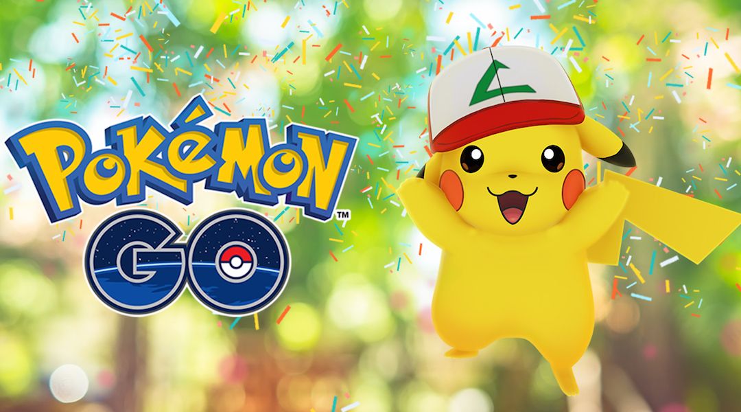 Pokemon GO Anniversary Event Includes Ash Hat Pikachu Loot Boxes