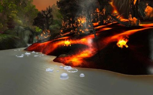 World of Warcraft-Cataclysm: Ashenvale burned