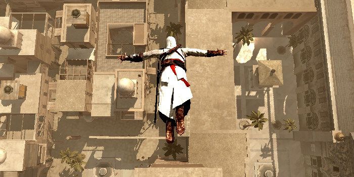Assassin's Creed haystack jump