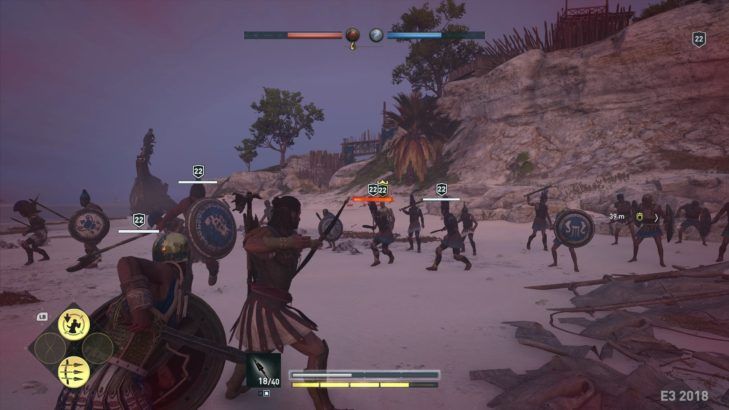 assassin's creed odyssey battle