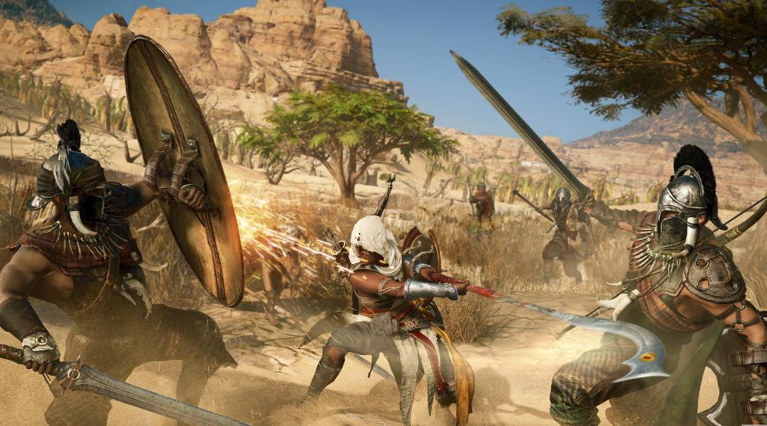 assassins creed origins open world twice as big as black flag
