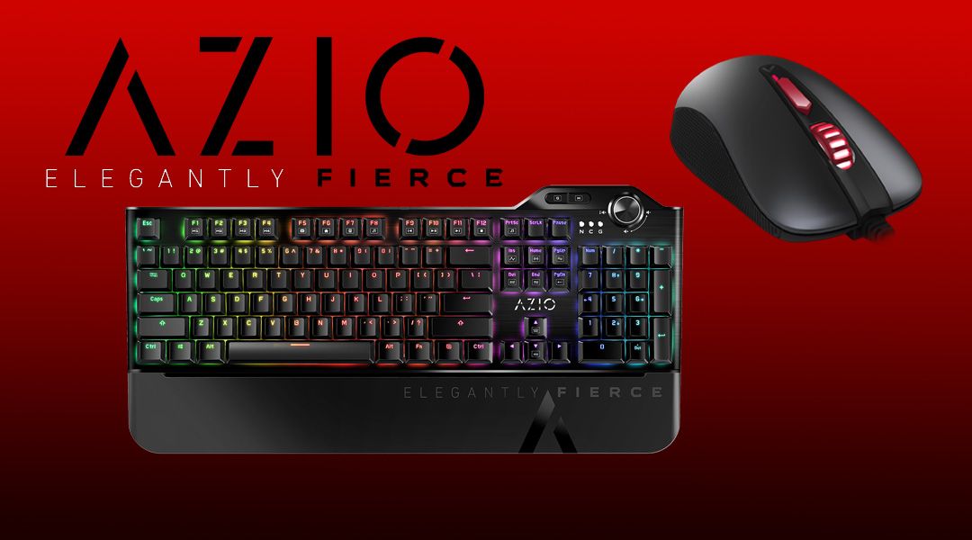AZIO Gaming Bundle Giveaway - AZIO keyboard, mouse, logo