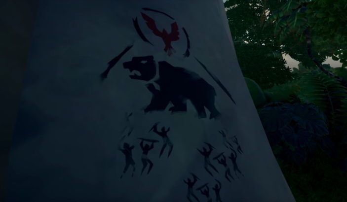 sea of thieves plunder valley banjo-kazooie cave painting