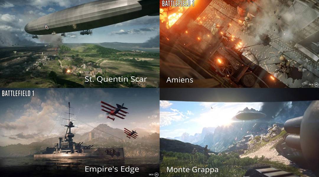 Battlefield 1 Maps