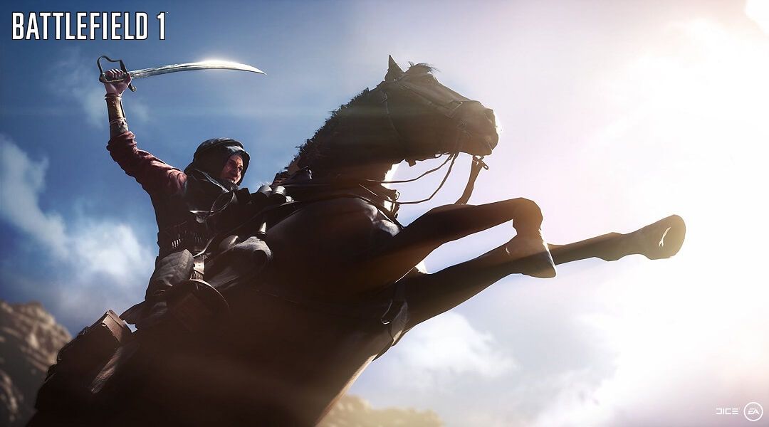Battlefield 1 Only Has 6 Missions, Claims Leak - Battlefield 1 soldier on horse with sword