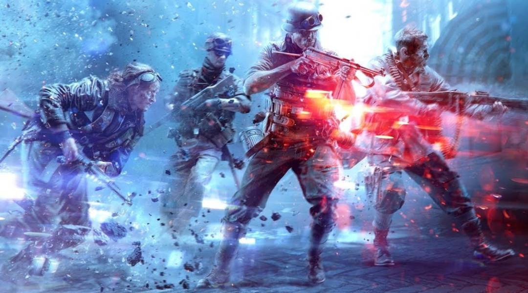 battlefield 5 squad with guns