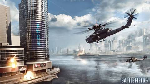 Battlefield 4 - Siege on Shanghai Multiplayer Helicopter Screenshot