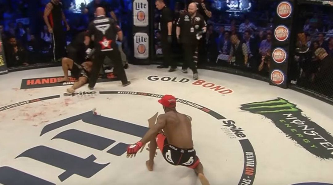 bellator-mma-fighter-michael-page-rolls-pokeball-at-defeated-opponent
