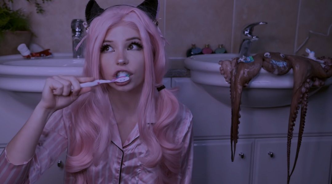 Belle Delphine Bath Water Postcard for Sale by Rainfalling