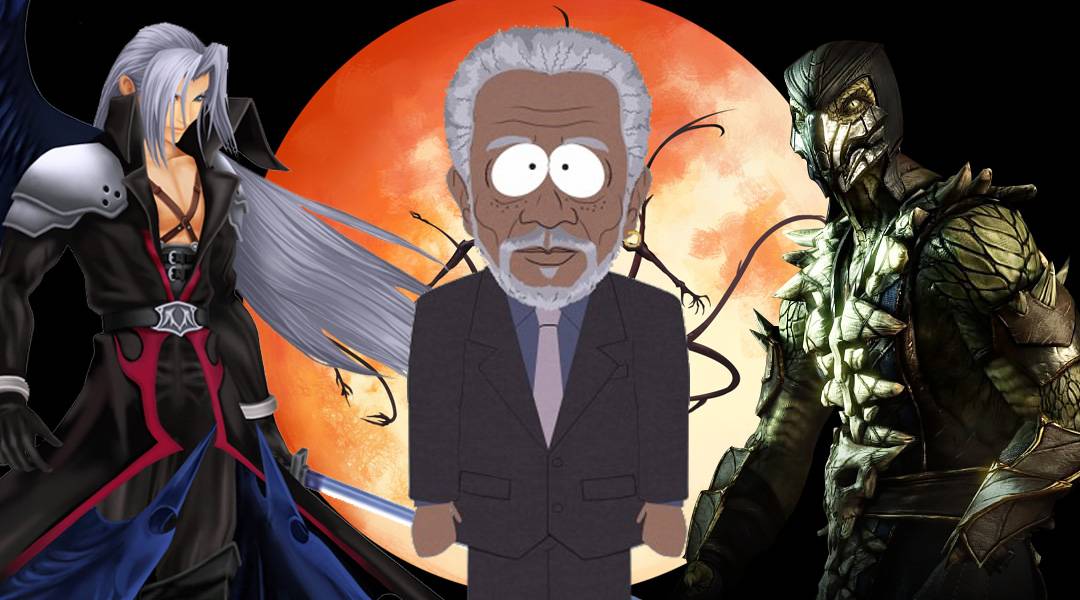 sephiroth morgan freeman reptile moon presence