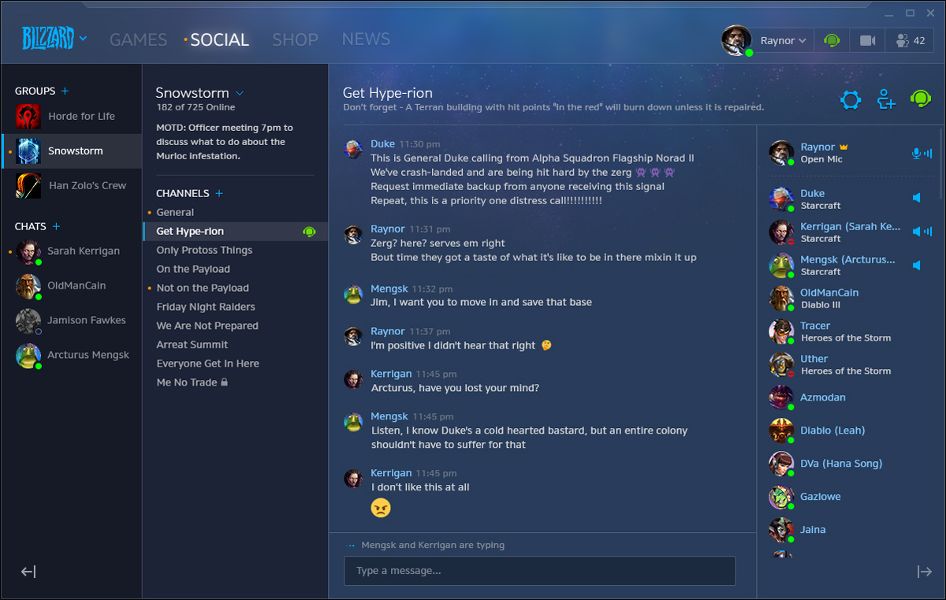 Blizzard Battle.net Social Features Upgrade
