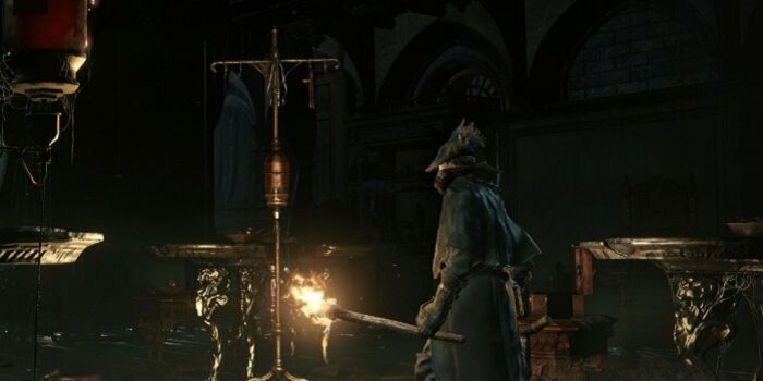 'Bloodborne' Item Makes Game Harder - Bloodborne character with torch