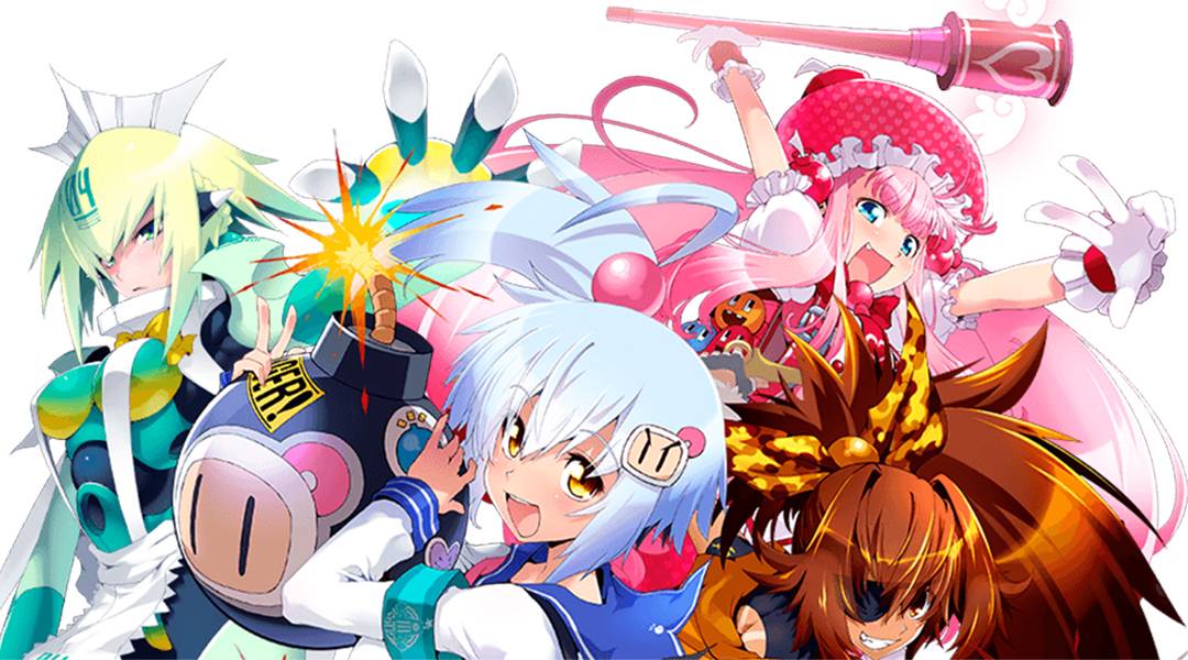 bombergirl bomberman anime arcade game