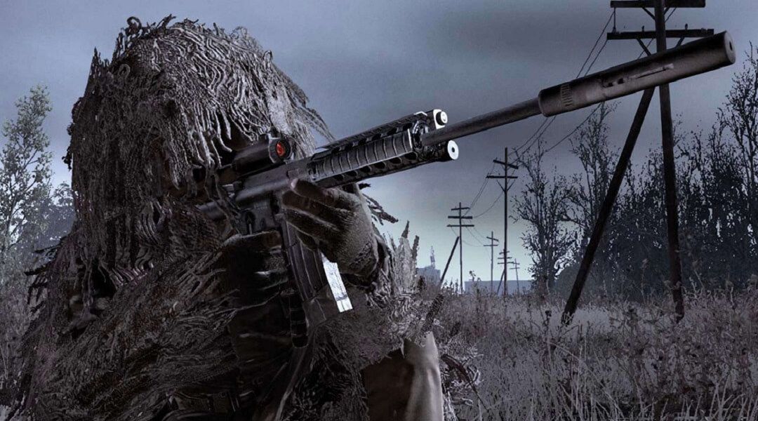 Call of Duty 4: Modern Warfare is Getting Remastered - Call of Duty 4 ghillie suit