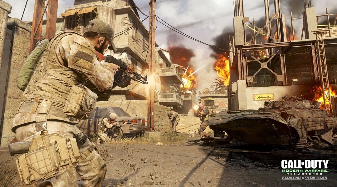 Call of Duty: Modern Warfare Original Multiplayer Announcer Returns for Remaster - Crash multiplayer map