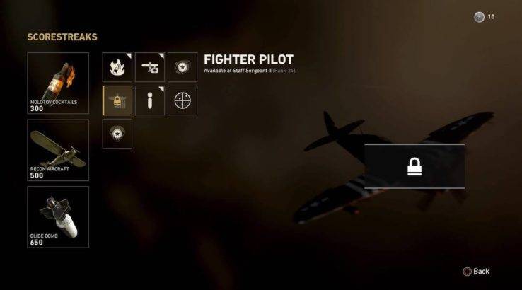 call of duty ww2 fighter pilot scorestreak