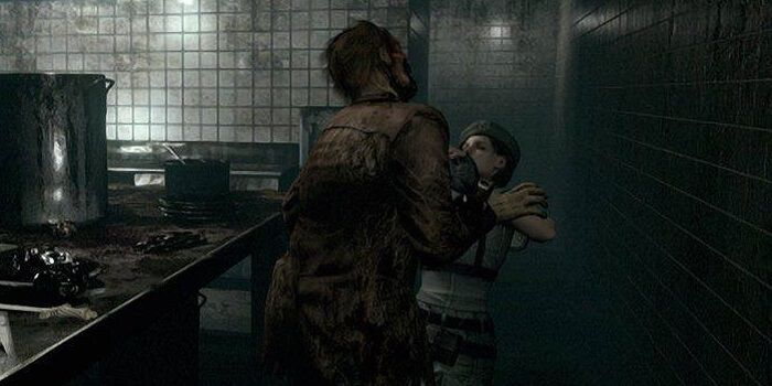 Capcom To Make HD Remasters A Priority - Jill bitten by zombie in kitchen