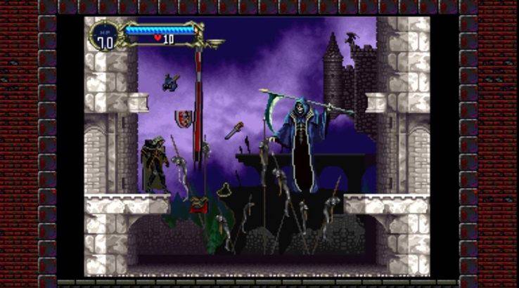 castlevania requiem symphony of the night reaper konami playstation