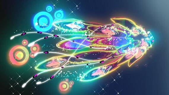 Child of Eden psychadelic squid thing